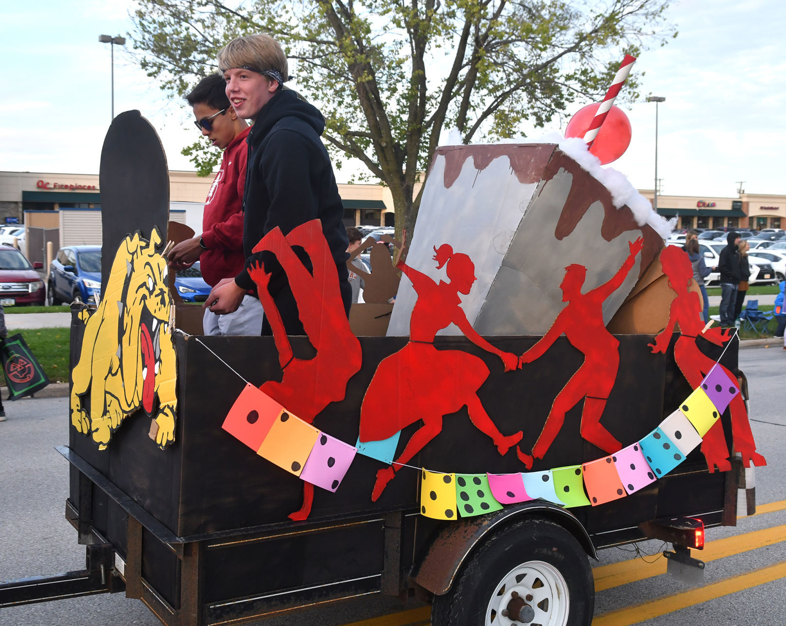 Bettendorf High School homecoming parade.